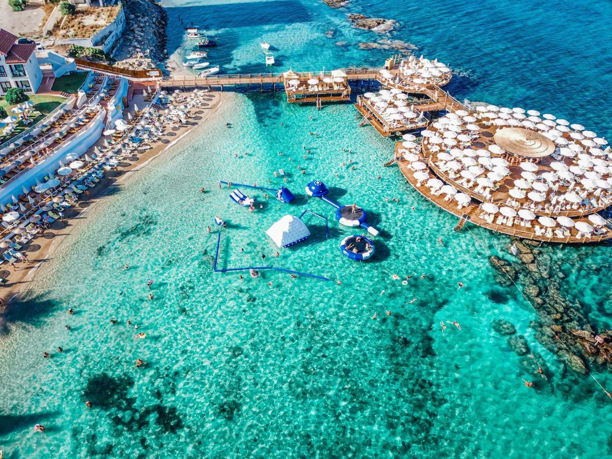 Salamis Bay Conti Resort Hotel & Casino Famagusta  Exterior photo Aerial view of the beach